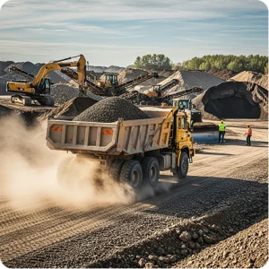 Bulk material hauling