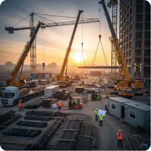 Crane supply coordination